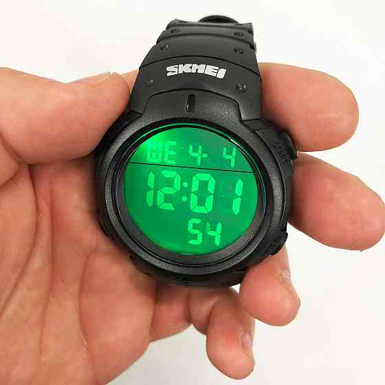 Водонепроницаемые наручные часы для мужчин SKMEI 1068BK, Спортивные часы мужские водонепроницаемы OR-54 Львов