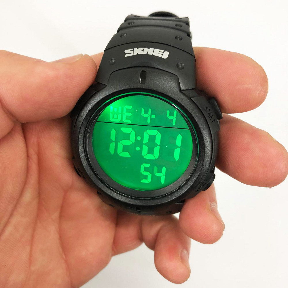 Водонепроницаемые наручные часы для мужчин SKMEI 1068BK, Спортивные часы мужские водонепроницаемы OR-54 Львов - изображение 6