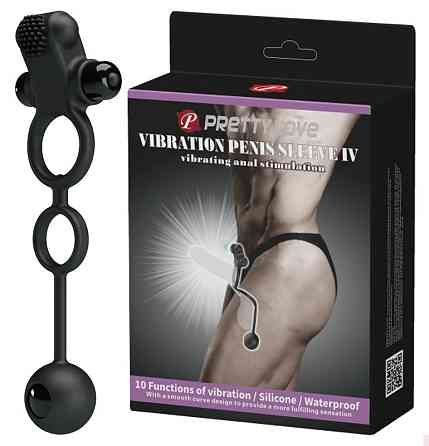Эрекционное кольцо Pretty Love VIBRATION PENIS SLEEVE IV, BI-210211 Sex Aura Киев