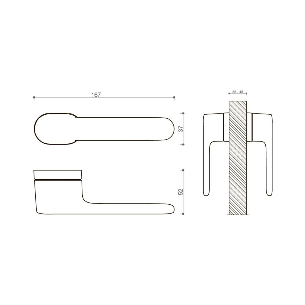 Ручка SYSTEM AKIK хром матовый Киев - изображение 2