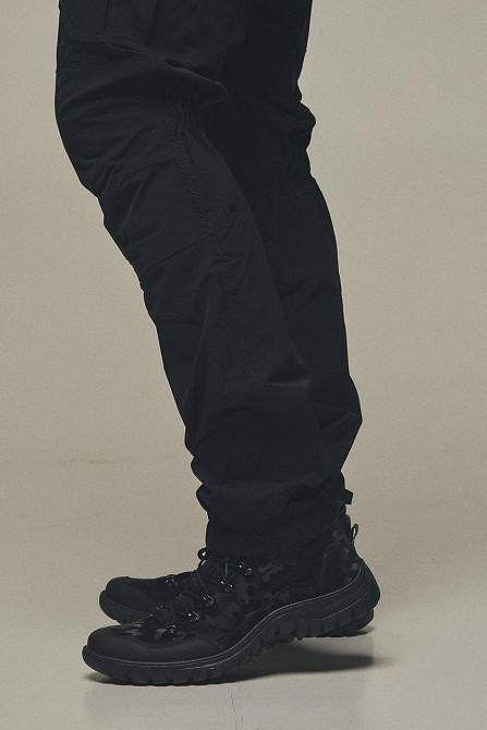 Армійська чоловіча демісезонна форма чорний, водонепроникний тактичний посилений костюм чорний Львів - фото 6