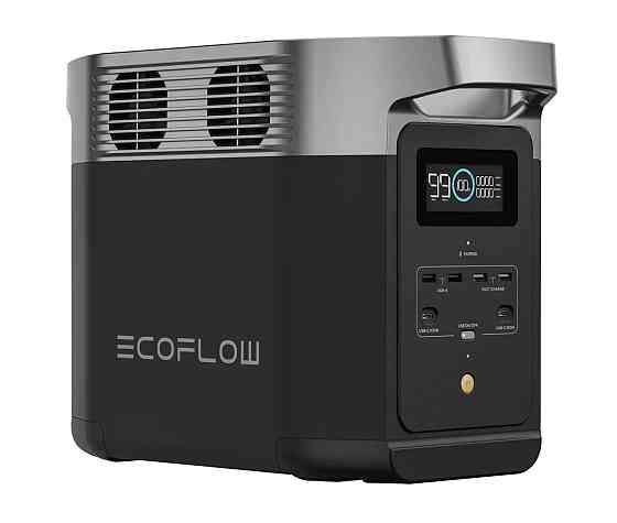 Портативна зарядна станція EcoFlow Delta 2 1024 Вт·год, інвертор, 1800 Вт, LiFePO4 акумулятор, живлення для дому, кемпінгу, офісу Миколаїв