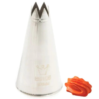 Кондитерская насадка Martellato Open Star 8 мм (BS 108) Винница - изображение 1