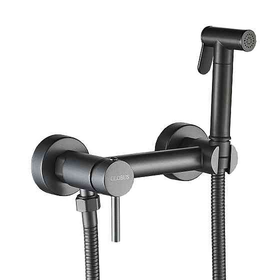 Змішувач гігієнічний Globus Lux  GLN-6-Graphit-106MIX Тернопіль