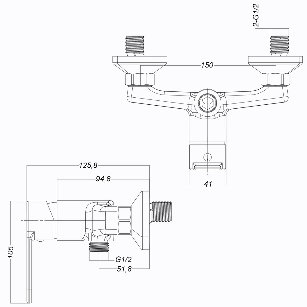 Смеситель для душа Globus Lux Dolly GLD-0105N Киев - изображение 7
