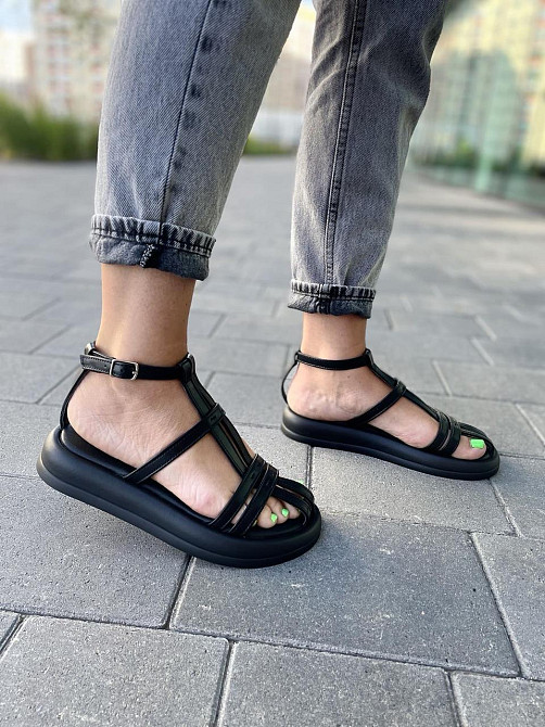 PGV Босоніжки жіночі PGV 1240 чорні (літо, шкіра натуральна) (5141) 36-39 Коломыя - изображение 8