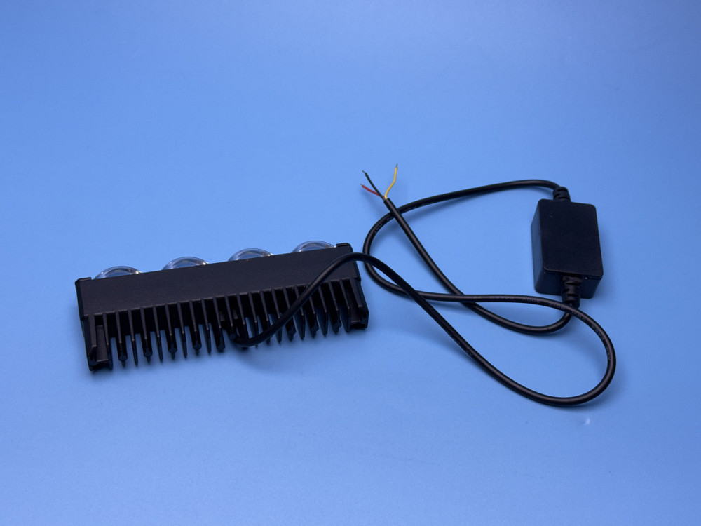 Фара рабочего света LED однорядная 130 мм SPOT — 8 диодов с линзой (Белый + Желтый свет), четкая СТГ Харьков - изображение 5