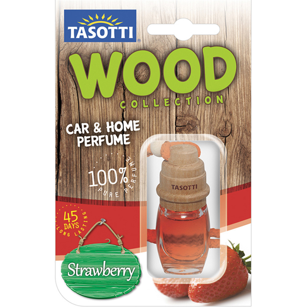 Ароматизатор для авто пробка "Wood" Strawberry (Полуниця) 7мл Tasotti Вінниця - фото 1