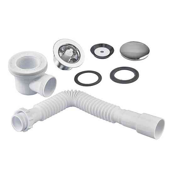Сифон для душового піддону Zerix SD-03 1 1/2" з випуском Click-Сlack   ( ZX5087 ) 38813 Харків