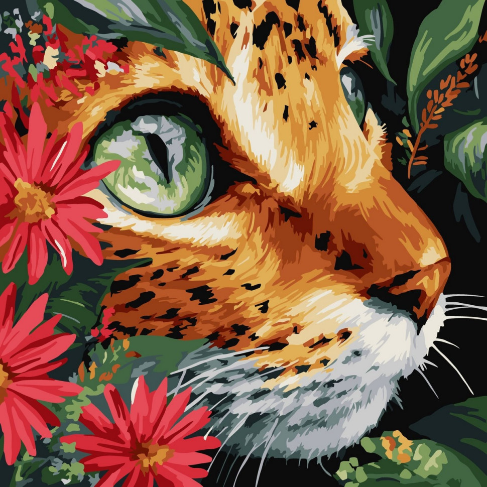 Картина за номерами "Бездонні очі" ©art_selena_ua KHO6792, 40х40 см Вінниця - фото 1