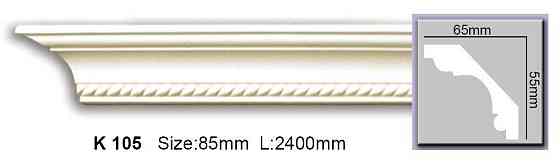 Карниз с орнаментом полиуретановый Harmony K 105 Днепр