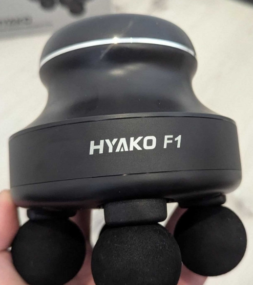 Массажер HYAKO F1 для глубокого массажа насадки, аккумуляторный 2900mAh. Харьков - изображение 7