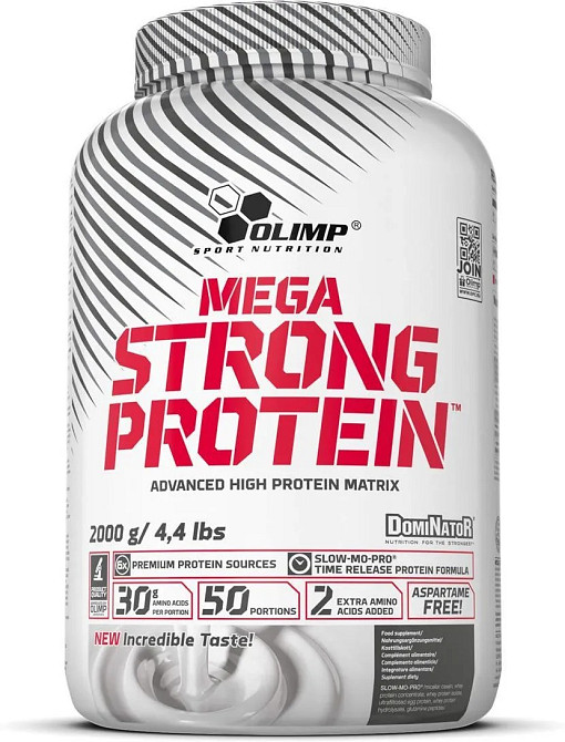 Протеїн Olimp Mega Strong Protein 2000 г, Chocolate Луцьк - фото 1