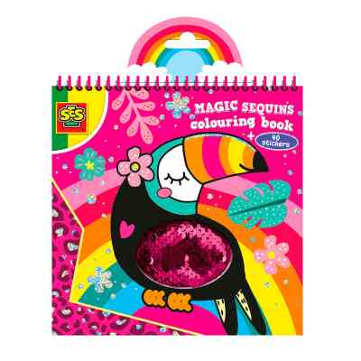 Набор для творчества Ses Книжка-раскраска Блестки (00114S) Винница