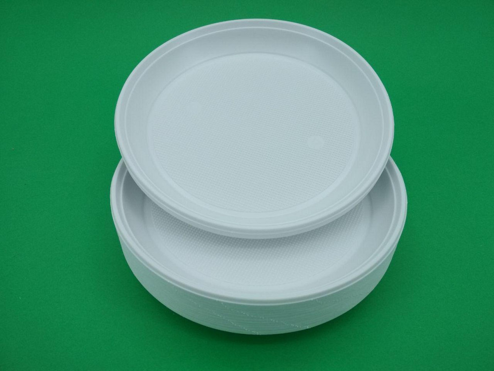 Одноразова тарілка для другої страви діаметр 205мм Супер (100 шт) Харків - фото 1