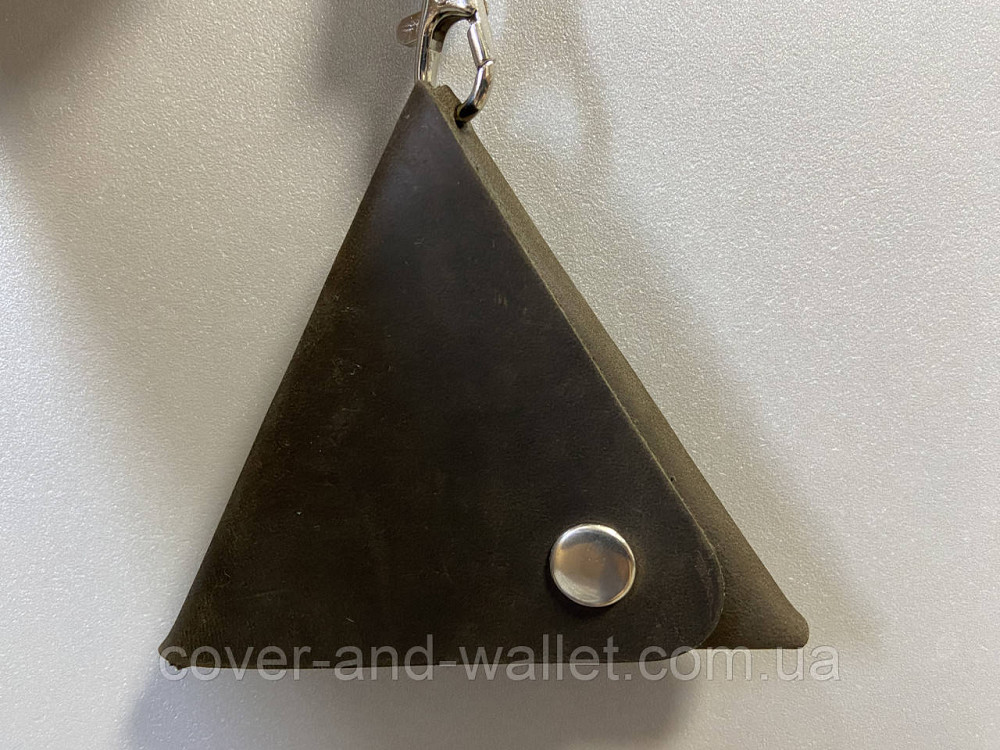 Монетница для копеек из натуральной кожи с ремешком для руки PS Leather Киев - изображение 3