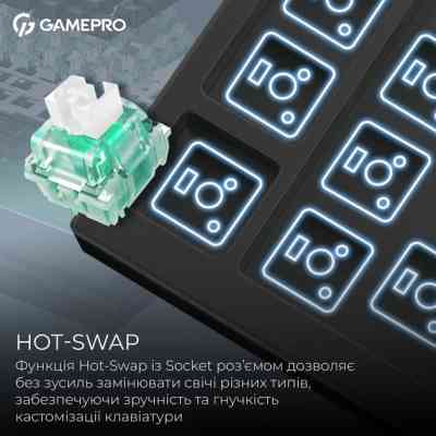Клавиатура GamePro Asgard Valhalla Max MK160B MAX USB UA Black (MK160B MAX) Винница