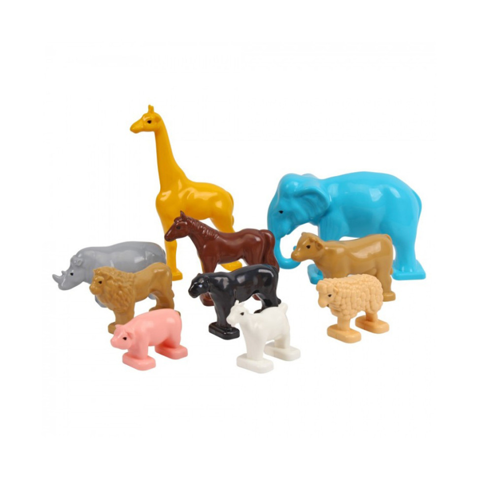 Дитячий ігровий набір "Фігурки тварин" 1102 домашні та дикі тварини Вінниця - фото 6