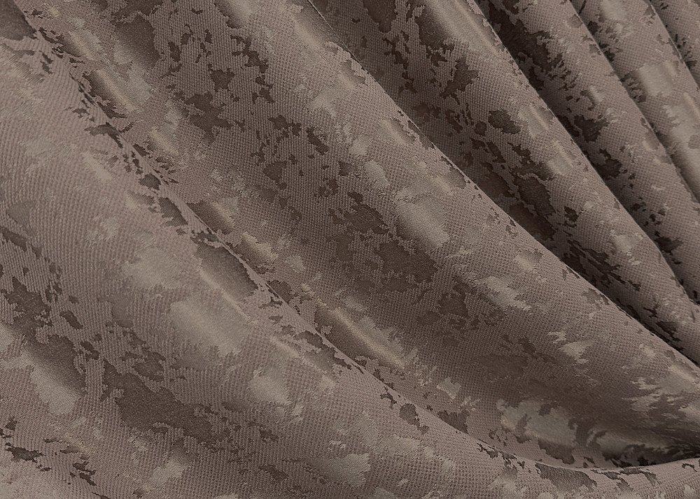 Комплект готовых штор VR-Textil Лен мрамор Pavliani VO № 1718ш какао 150х230 см 2 шт (39-0091) Киев - изображение 6