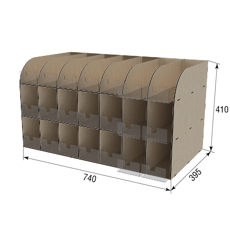 Диспенсер EKOSTAR 21 комірка 740х395х410 Київ - фото 3