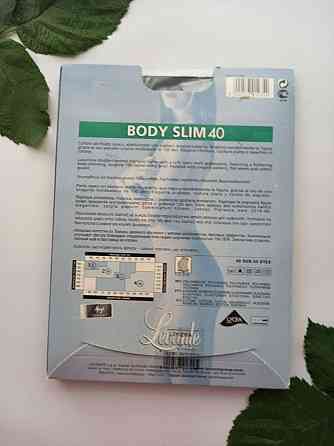 Коригуючі колготи з шортами levante body slim 40 колір лондра-т.сірий Славута