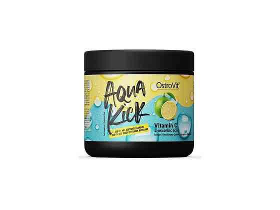 Вітамін С Ostrovit Aqua Kick Vitamin C 300 g (Lemon-lime) Луцьк