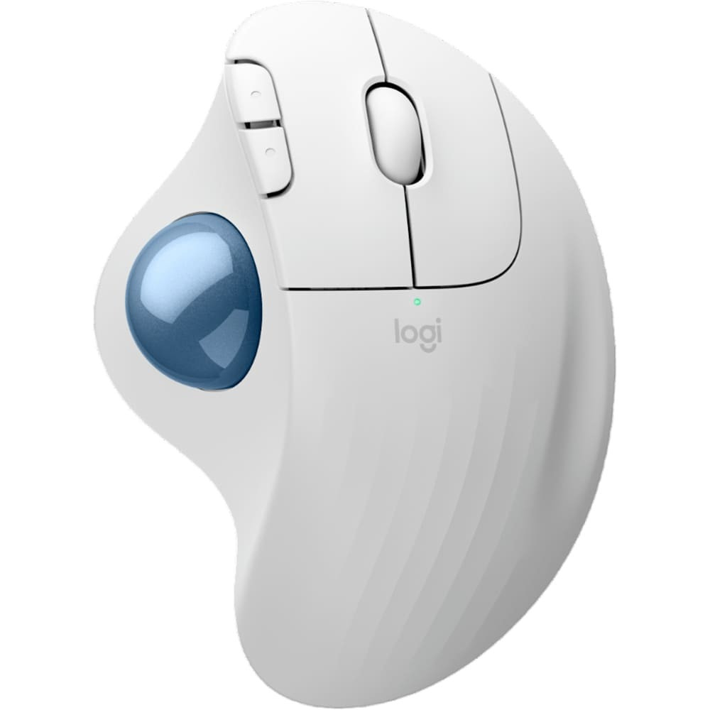 Миша бездротова Logitech Ergo M575S Off-White + Blue Ball (910-007030) Білий Харьков - изображение 8