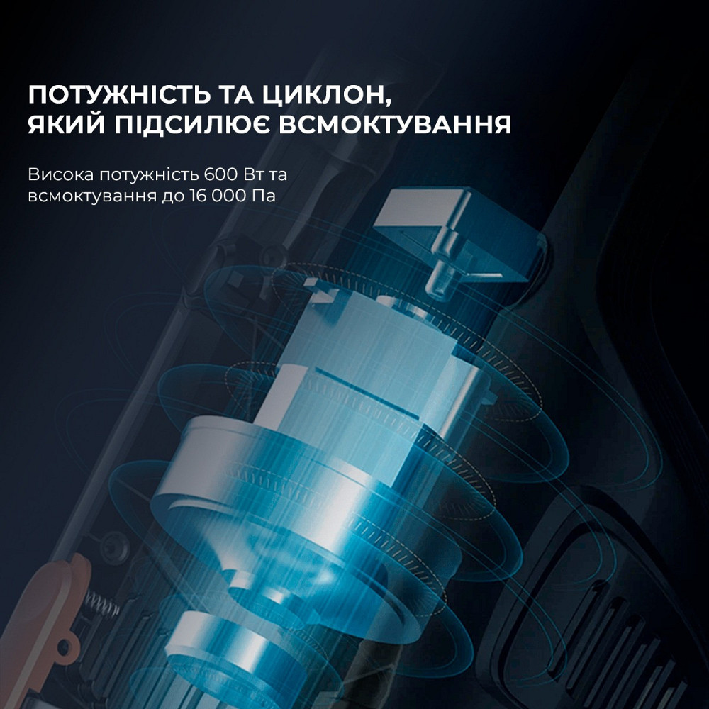 Пилосос Deerma Corded Hand Stick Vacuum Cleaner (DX118C) ( Білий ) Харьков - изображение 10
