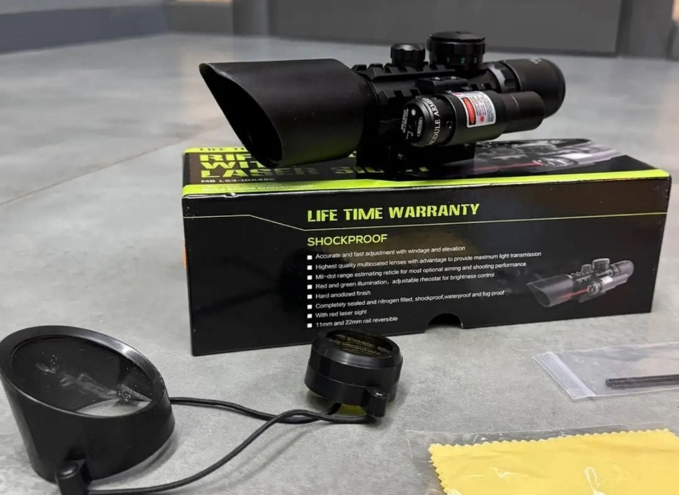 Оптичний приціл для АК усіх серій 3-10x42E з ЛЦВ. Київ - фото 3