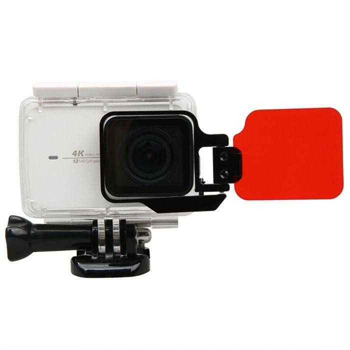 Червоний фільтр Puluz для Xiaomi Yi Gopro 4/3 (DCA1317R) Київ - фото 2