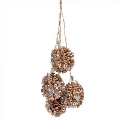 Декоративная ветвь YES! Fun Золотые шары, 25 см (974776) Винница