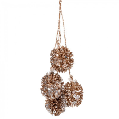 Декоративная ветвь YES! Fun Золотые шары, 25 см (974776) Винница - изображение 1