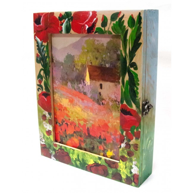 Ключниця Маки розписана вручну Київ - фото 1