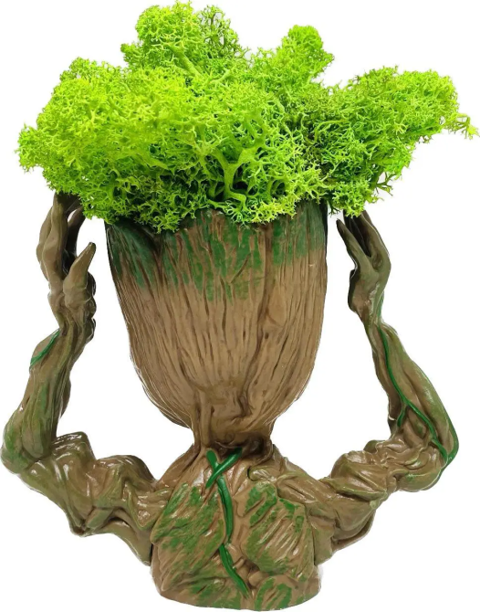 Кашпо горщик зі стабілізованим мохом Грут Groot G4 Київ - фото 7