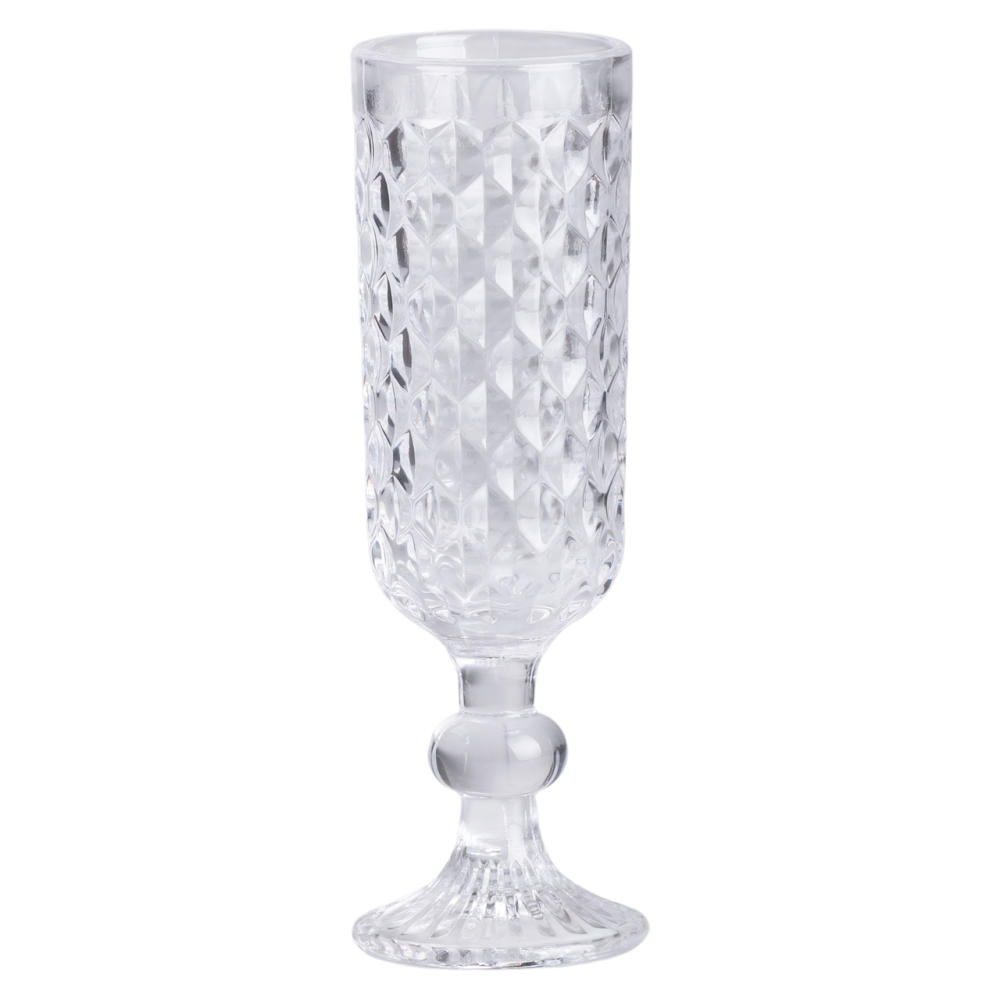 Yiwu Набір келихів для шампанського 6 штук 160 мл скляні HP-19-103 Коломия - фото 2