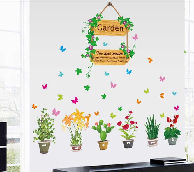 Декоративная наклейка на стену Цветы Киев - изображение 2