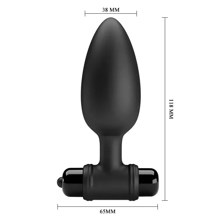 Анальна вібропробка MIDI Sex Aura Київ - фото 6