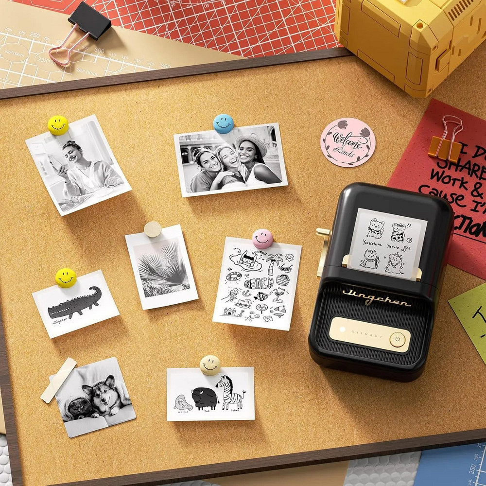 Термопринтер для наклейок NIIMBOT B21S чорний Київ - фото 3