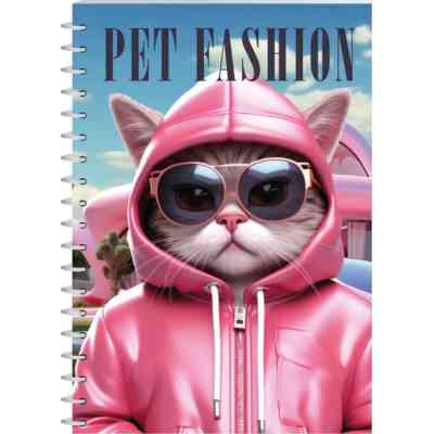 Блокнот Economix А5 пластиковая обложка, спираль, 80 листов, клетка (E21958-07) Винница