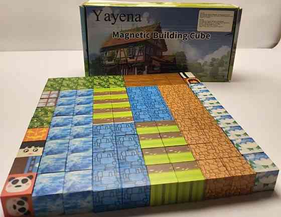 Конструктор магнитный Майнкрафт 100 блоков Харьков