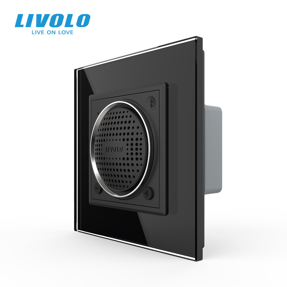 Bluetooth колонка LIVOLO чорний скло (VL-C7-FCF-2BP) Коломия - фото 8