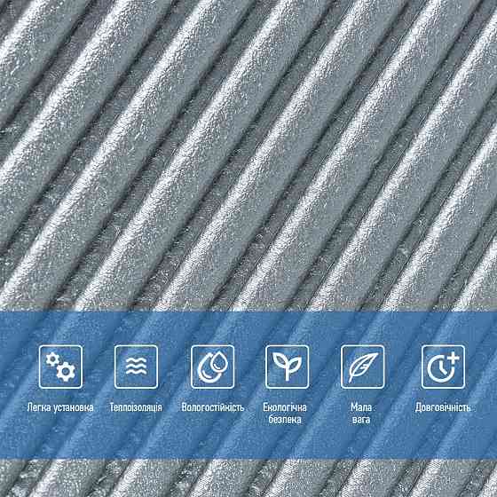 Панель стеновая 3D 500х500х5мм Бамбук Серый SW-00002878 Днепр