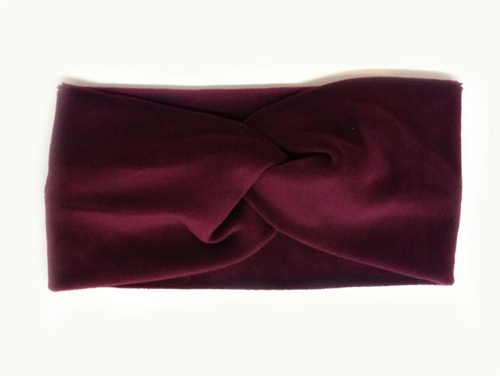 Пов'язка для дівчинки бордова Київ - фото 1