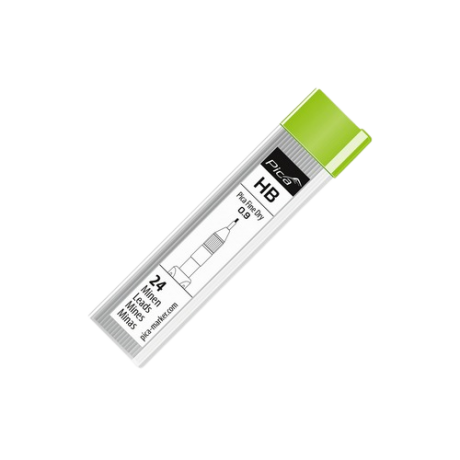Запасні графітові жала 7030 SB +дві гумки, для PICA Fine Dry, твердість HВ, сірий графіт, 24шт Одеса - фото 1