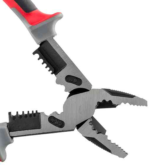 Плоскогубцы многофункциональные со съемником изоляции 225мм AWG 8, 10, 12, 14, 16 (1.28-3.27мм) CrV ULTRA (4343132) Киев