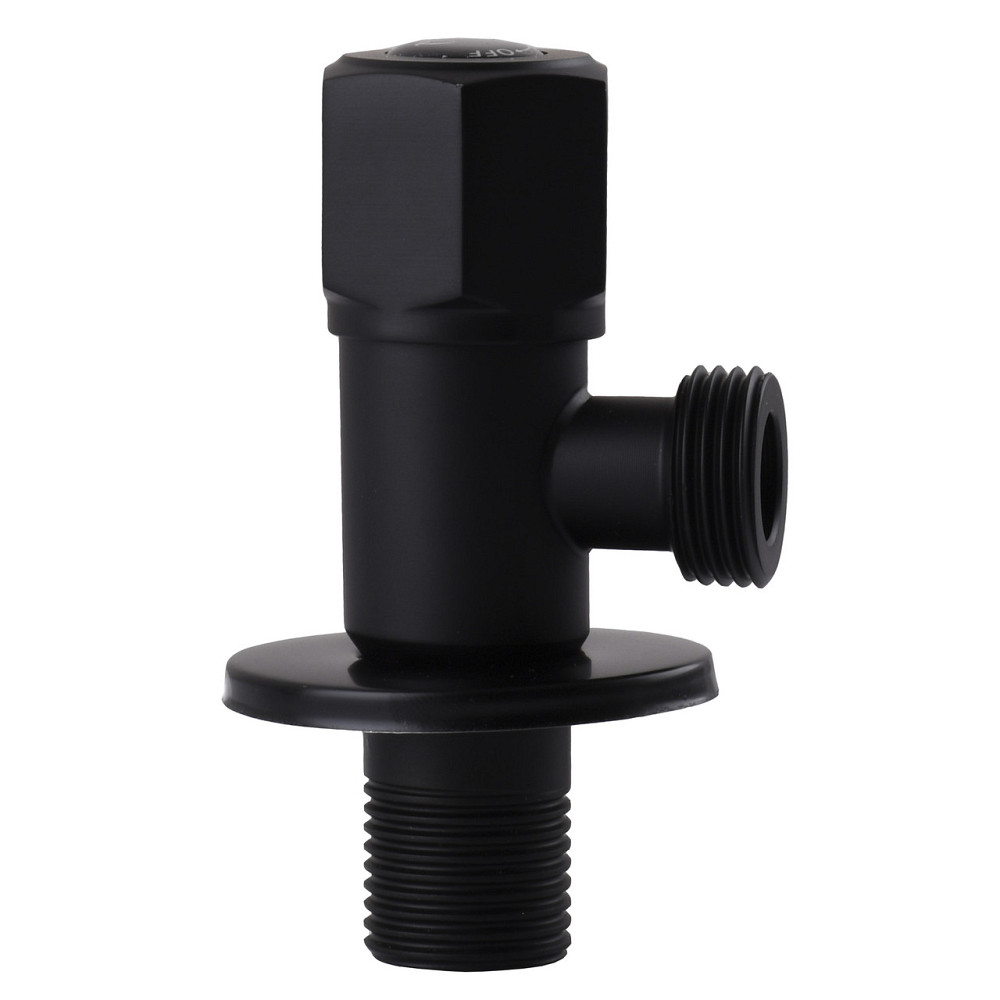 Кран кульовий угловой Professional 1/2″X1/2″ NV-QP888 BLACK (000025136) Киев - изображение 3