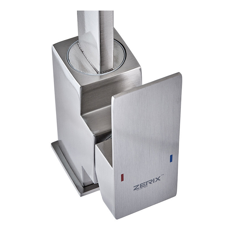 Сучасний кухонний змішувач Zerix KUB 011 з комфортним керуванням Харків - фото 3