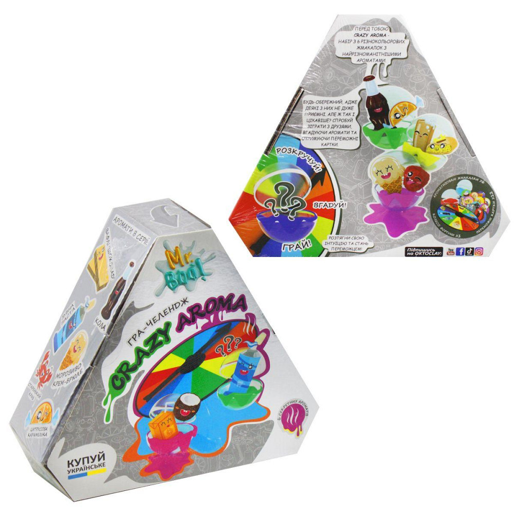 Гра-челендж TM Mr.Boo Crazy Aroma 1 лизун- антистрес, шт Київ - фото 1