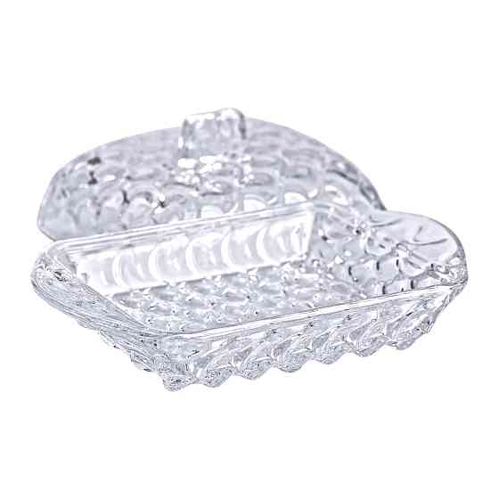 Маслянка для вершкового масла 17х10.5х8 см з кришкою зі скла HP-YH-46 Київ