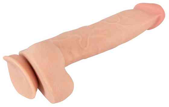 Фалоімітатор - Nature Skin Dildo With Movable Skin, 25 см Sex Aura Київ